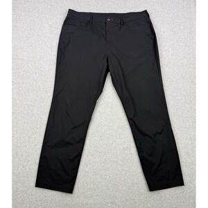 Public Rec Pants Mens Fits 40x30 Black Dealmaker Performance Straight Leg Golf